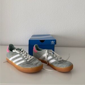 Adidas Kids' Sneakers in Mint and Pink with gum sole